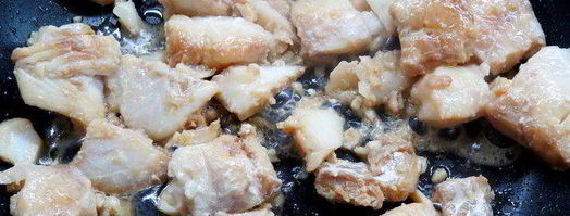 китайская рисовая лапша с имбирной рыбой. Шаг 11