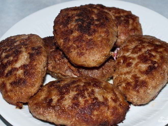 Рецепт говяжьих котлет