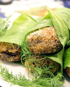 Грибные котлеты с черемшой