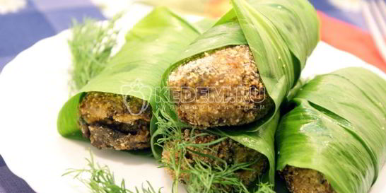 Грибные котлеты с черемшой