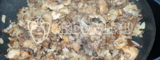 грибные котлеты с черемшой. Шаг 4