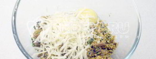 грибные котлеты с черемшой. Шаг 6