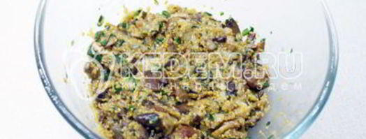 грибные котлеты с черемшой. Шаг 7