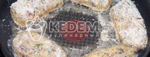 грибные котлеты с черемшой. Шаг 8