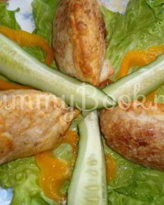 Котлетки в кляре с сюрпризом