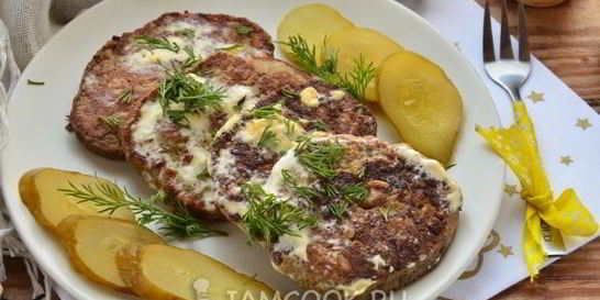 Котлеты из говяжьей печени в духовке