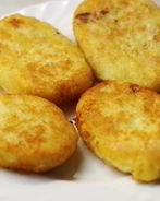 Котлеты из картофеля с куриной начинкой