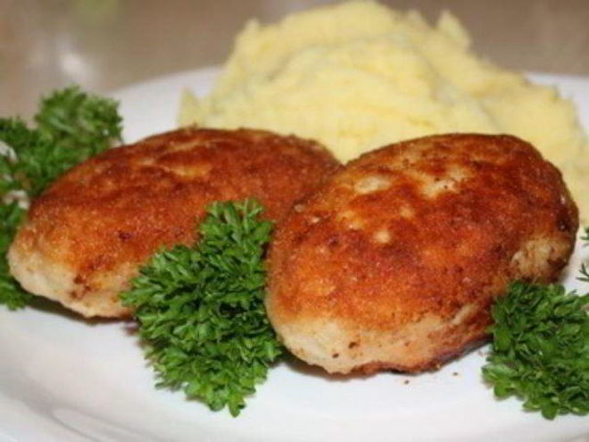 Рецепт котлет из куриного фарша со сливочным маслом
