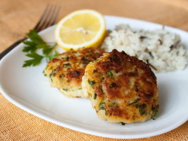 Рецепт котлет из запеченной трески с петрушкой и лимоном