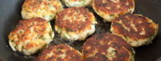 котлеты из запеченной трески с петрушкой и лимоном. Шаг 7