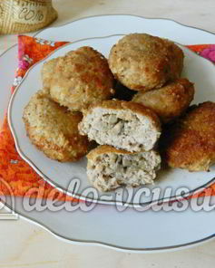 Котлеты с грибами