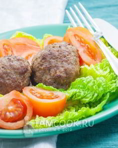 Котлеты в микроволновке