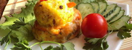 куриные котлеты с рисом. Шаг 12