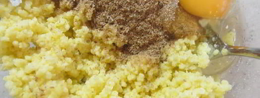 паровые пшенные котлеты с отрубями и курицей. Шаг 3