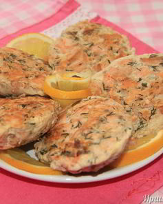 Рубленные котлеты из горбуши