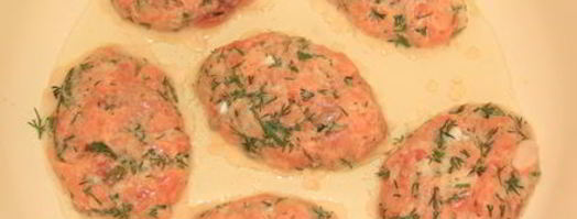 рубленные котлеты из горбуши. Шаг 10