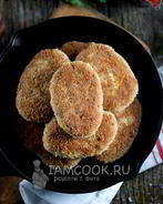 Рыбные котлеты по-фламандски