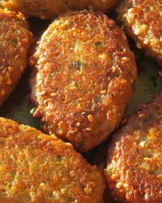 Рыбные котлеты с грибами