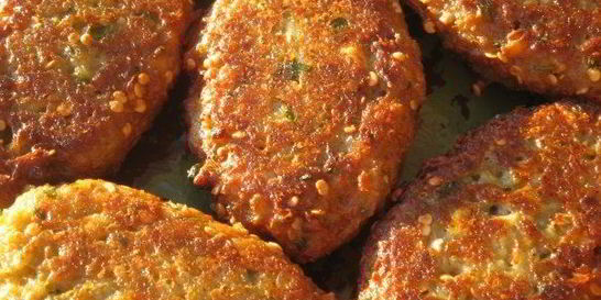 Рыбные котлеты с грибами