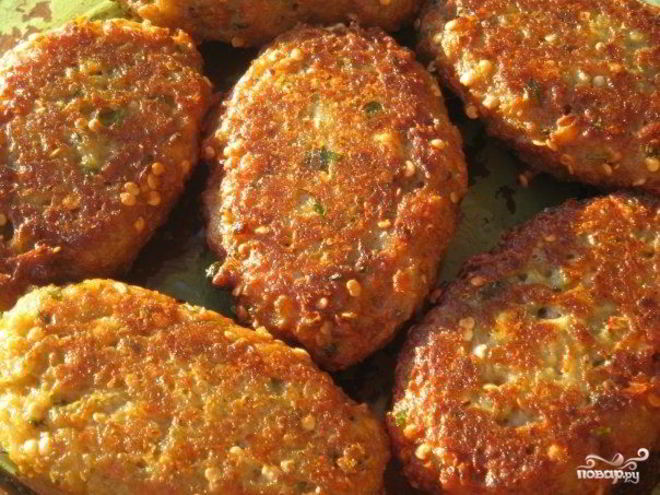 Рецепт рыбных котлет с грибами