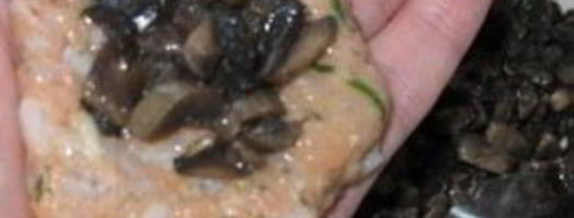 рыбные котлеты с грибами. Шаг 7