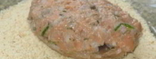 рыбные котлеты с грибами. Шаг 8