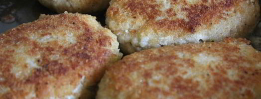 рыбные котлеты с картофелем и сливочным маслом. Шаг 6