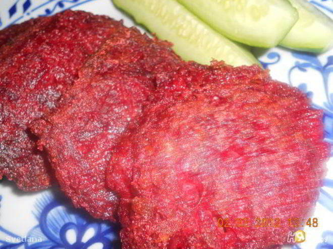 Рецепт свекольных котлет