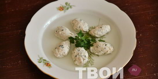 Куриные клецки