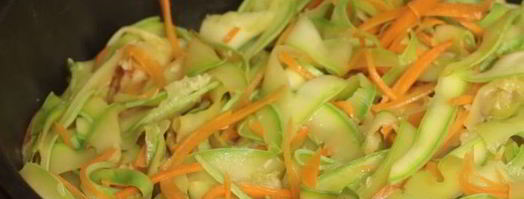 лапша из кабачков. Шаг 5