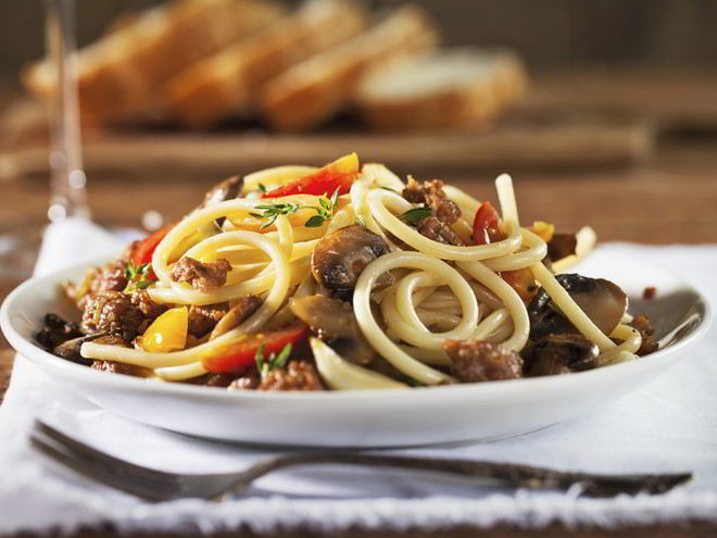 Рецепт лапши с фаршем по-флотски