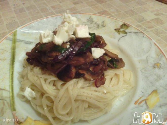 Рецепт лапши удон с грибами шиитаке