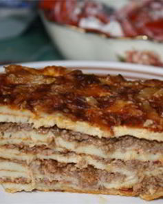 Блинная лазанья