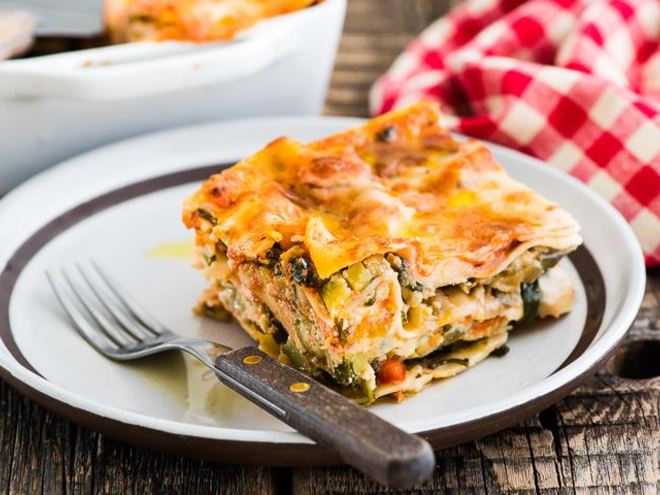 Рецепт домашней овощной лазанья