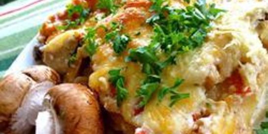 Грибная лазанья