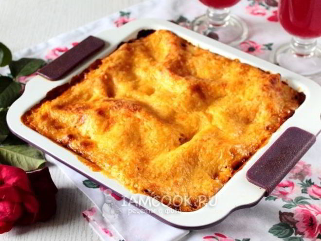 Рецепт лазаний болоньезе