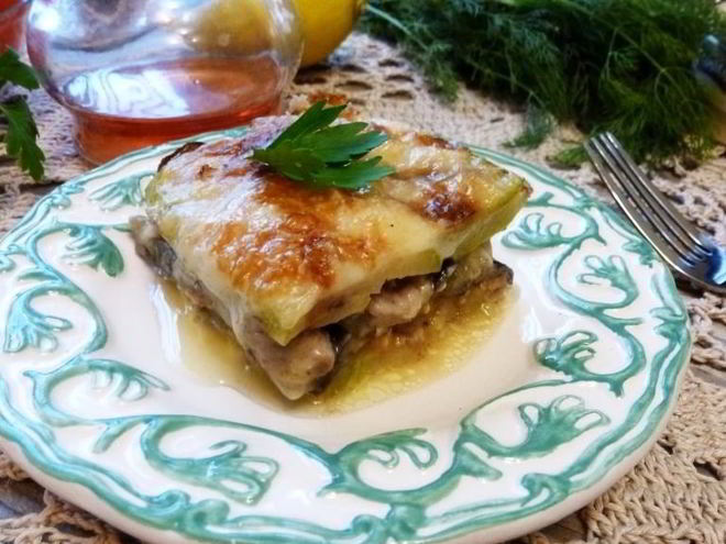 Рецепт лазаний из кабачков и баклажанов