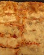 Лазанья из лаваша с двумя соусами