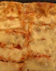 Лазанья из лаваша с двумя соусами