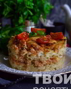 Лазанья из макарон