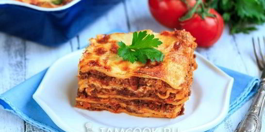 Лазанья классическая с фаршем