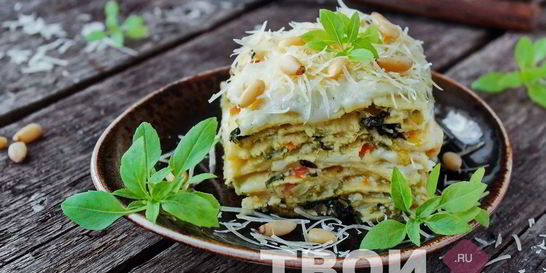 Лазанья овощная