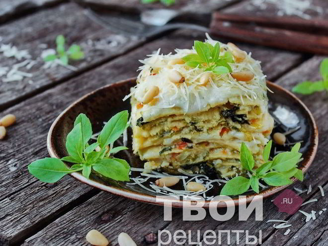 Рецепт лазаний овощная