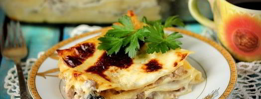 лазанья с фаршем и грибами. Шаг 10