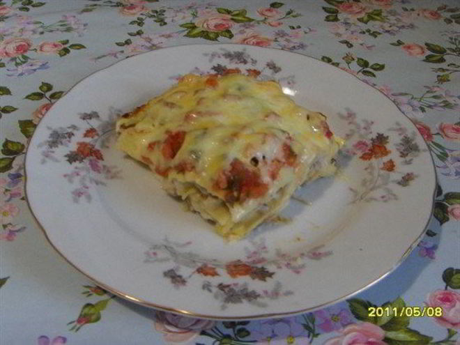 Рецепт лазаний с грибами и куриным филе