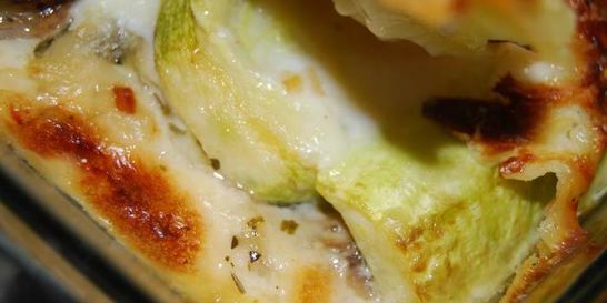 Лазанья с кабачками и грибами