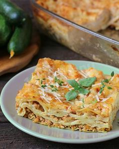 Лазанья с куриным фаршем