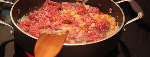 лазанья с мясным соусом и томатами. Шаг 3