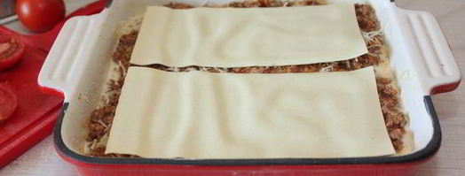 лазанья с мясным соусом и томатами. Шаг 10