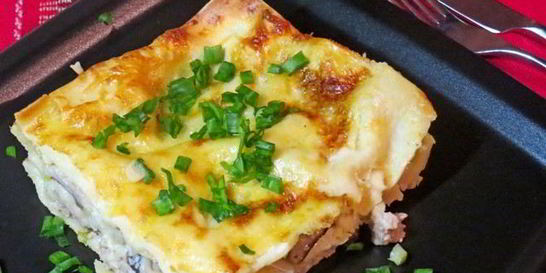 Лазанья с овощами